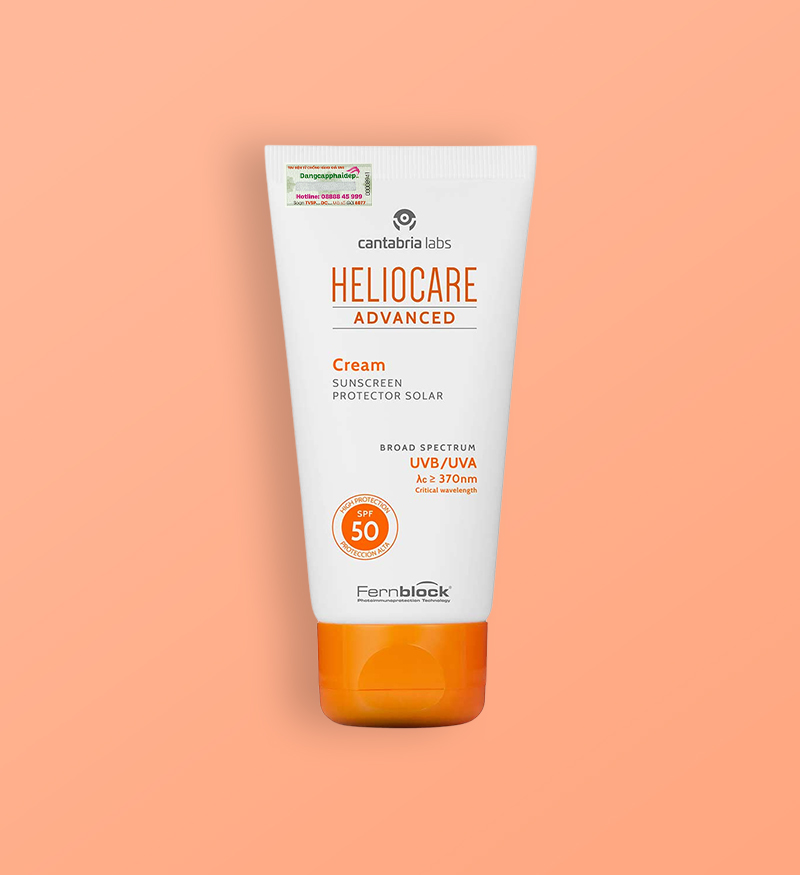 Kem chống nắng Heliocare Cream SPF 50, sản phẩm thuộc tập đoàn Heliocare – Tây Ban Nha.