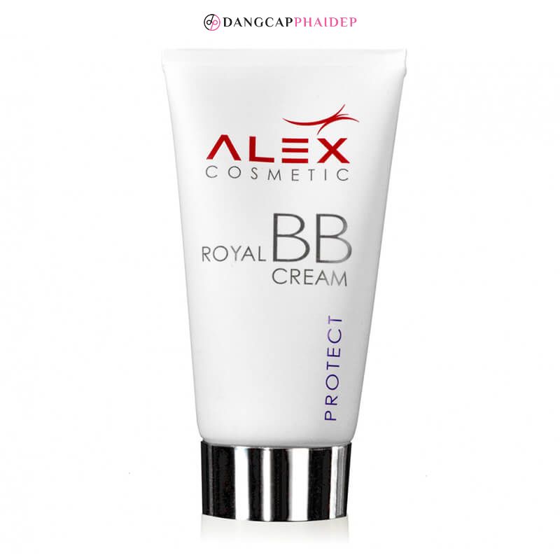 Kem chống nắng vật lý Alex Cosmetic Royal BB Cream giúp trang điểm tái tạo da hiệu quả; được nhiều phụ nữ lựa chọn sử dụng.