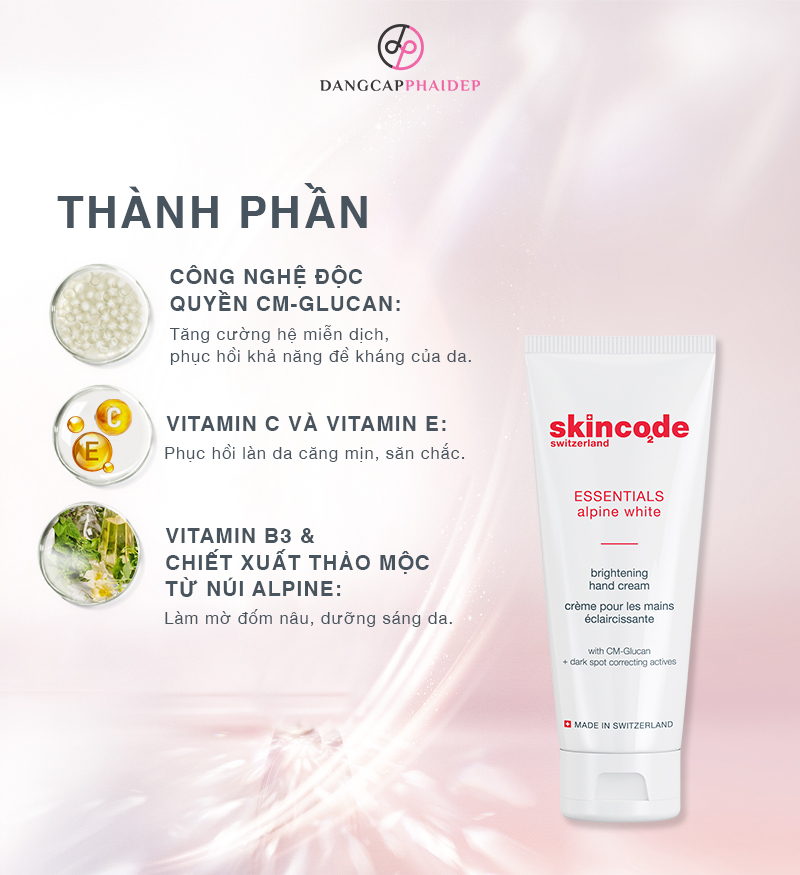 Vitamin C chống oxy hóa mạnh mẽ, bảo vệ da toàn diện trước tác động gây hại từ môi trường.
