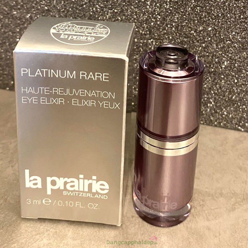 La Prairie Platinum Rare Haute-Rejuvenation Eye Elixir có chứa bạch kim.