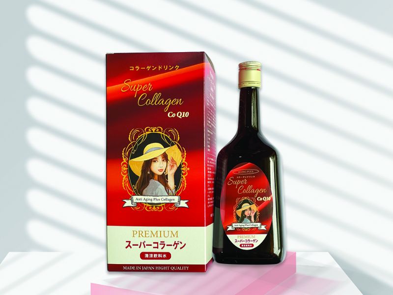 Nước uống Super Collagen CoQ10 Nhật Bản tốt cho phụ nữ tuổi 40