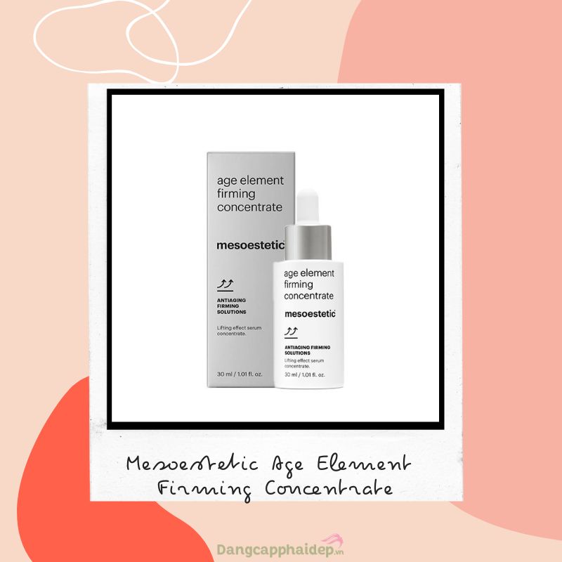 Nên sử dụng Mesoestetic Age Element Firming Concentrate 2 lần/ngày.