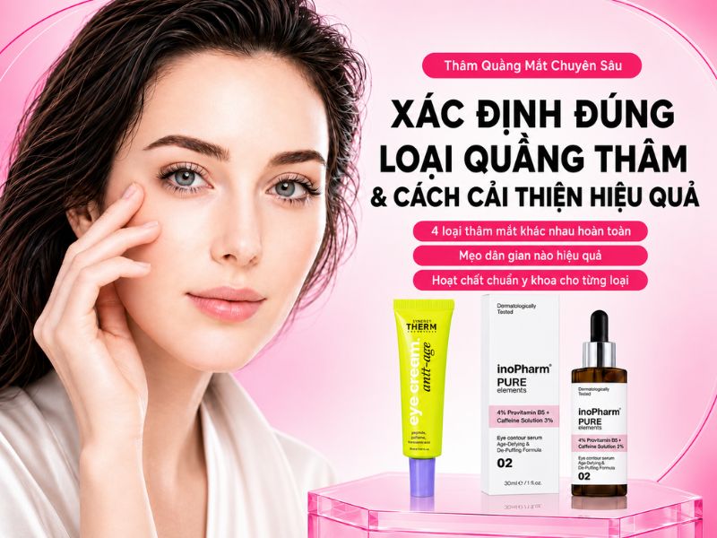 Ngộ nhận sai lầm trong cách hỗ trợ giảm thâm quầng mắt triệt để tại nhà