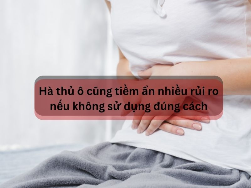 rủi ro khi uống hà thủ ô