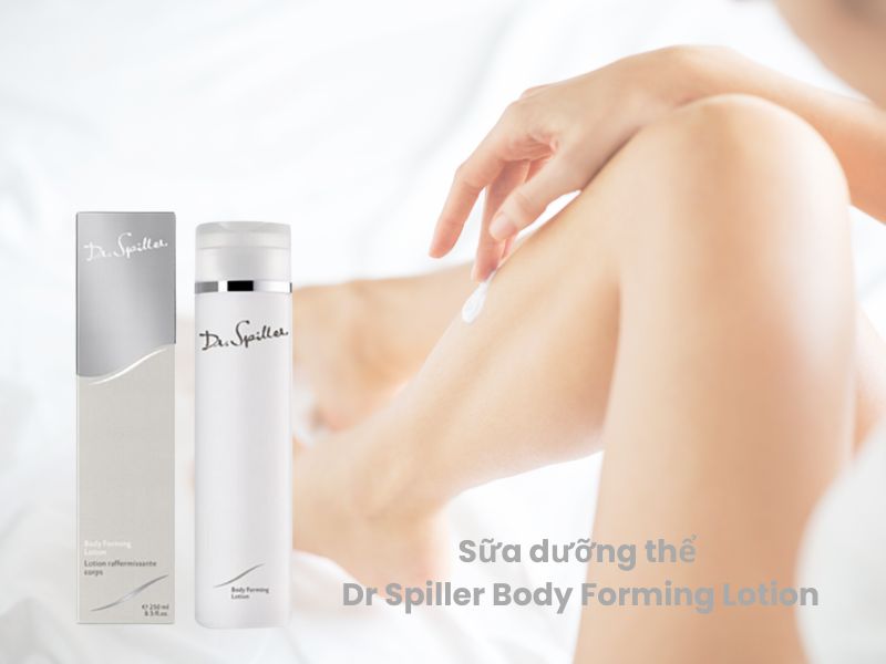 Sữa dưỡng thể Dr Spiller Body Forming Lotion giúp cảo thiện da sần vỏ cam