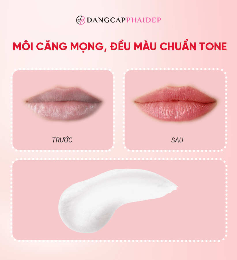 Sở hữu môi lên màu chuẩn, căng mọng hồng hào sau phun xăm đơn giản với 24h Intensive Moisturizing Lip Balm.