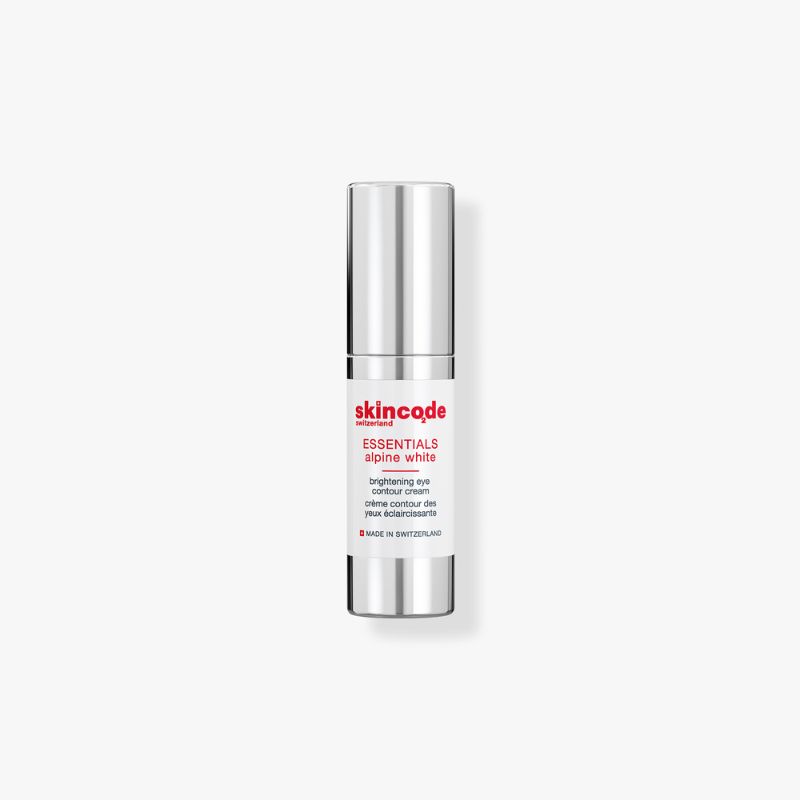 Skincode Brightening Eye Contour Cream sẽ “thổi bay” quầng thâm, bọng mỡ và nếp nhăn trên mắt nhanh chóng.